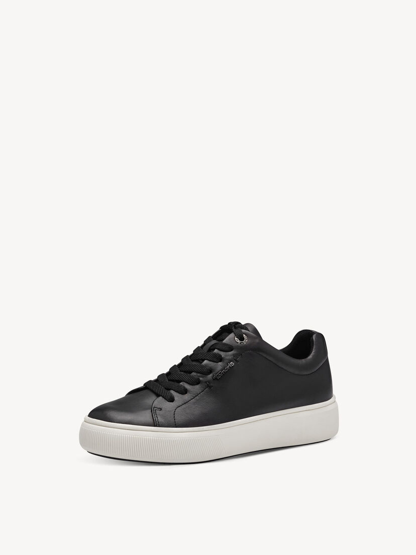 Leren Sneaker - zwart