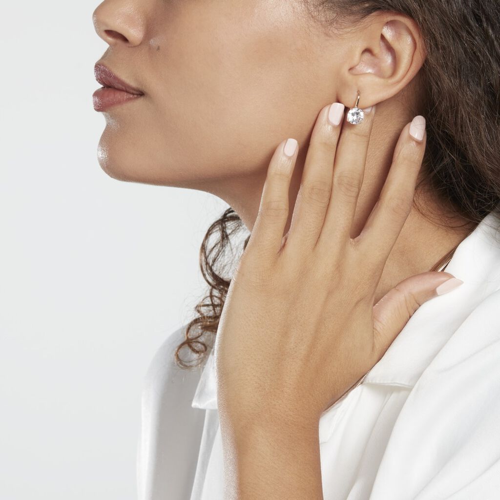 Boucles D'oreilles Pendantes Fippe Oxydes De Zirconium