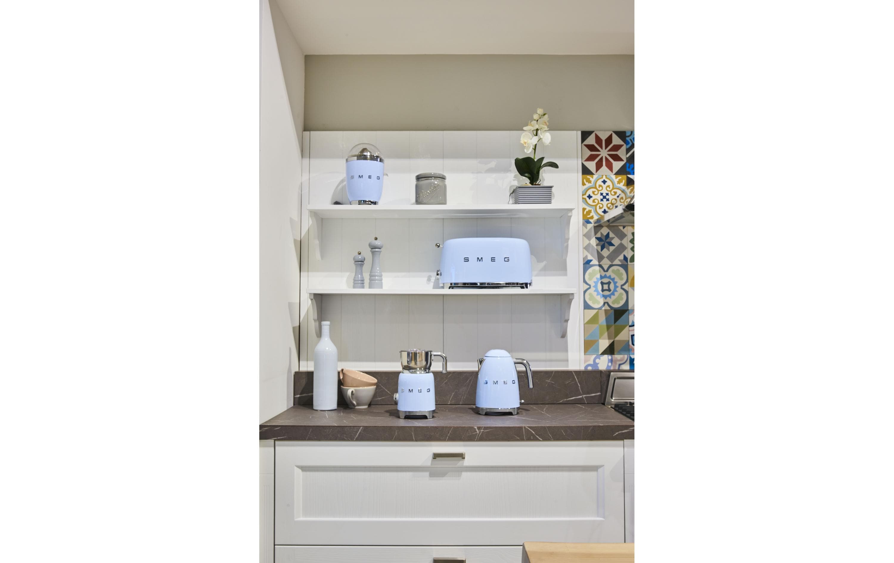Zitruspresse 50's Style CJF11PBEU Pastellblau<br>Zitruspresse im Retrodesign
