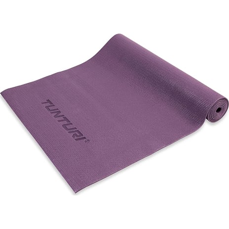 Tunturi PVC yogamåtte 4 mm 182 x 61 cm - lilla