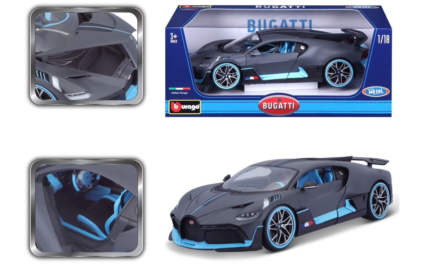 Bugatti Divo Grau 1:18Sammlermodell im Massstab 1:18