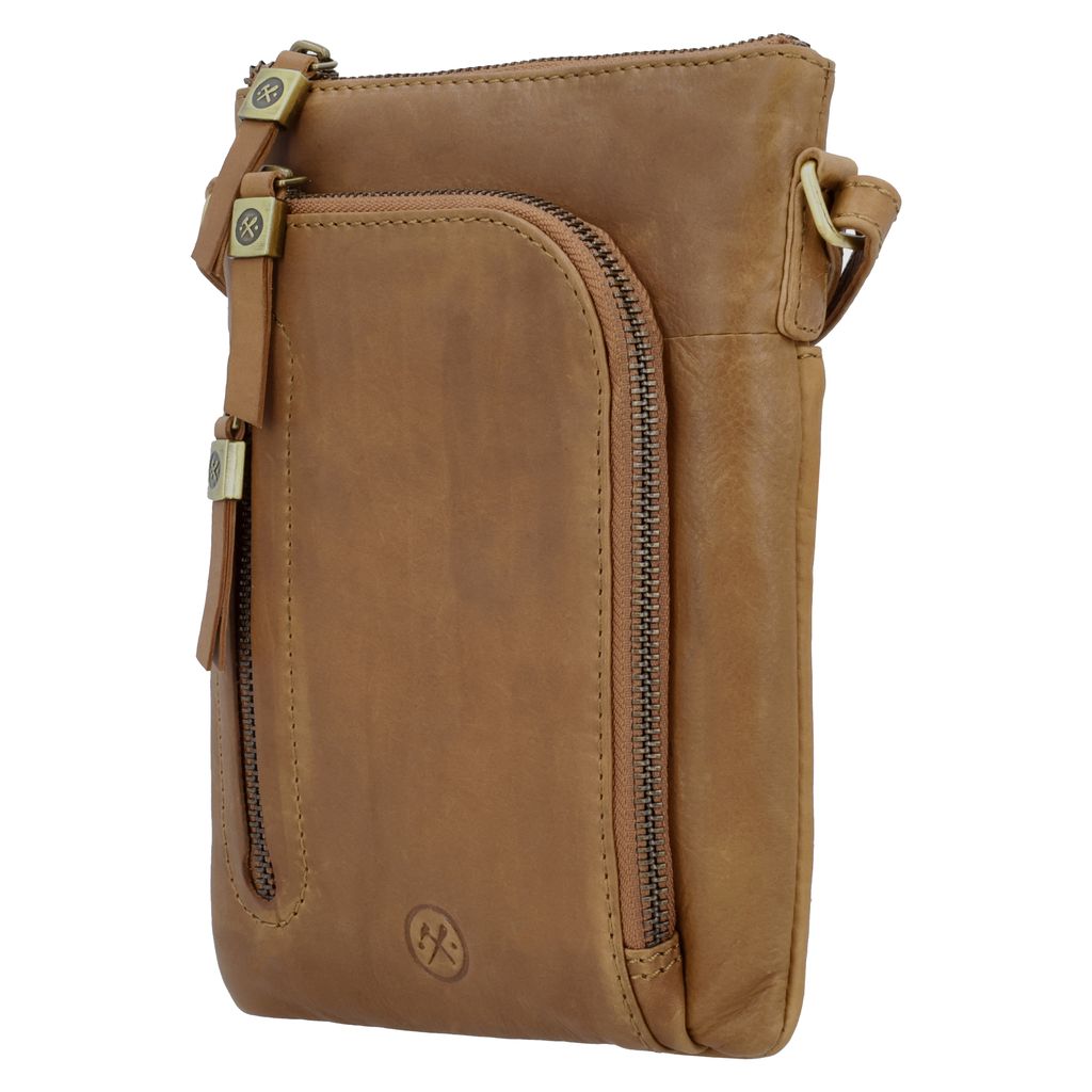Hide & Stitches Daydreamer Schoudertas Cognac
