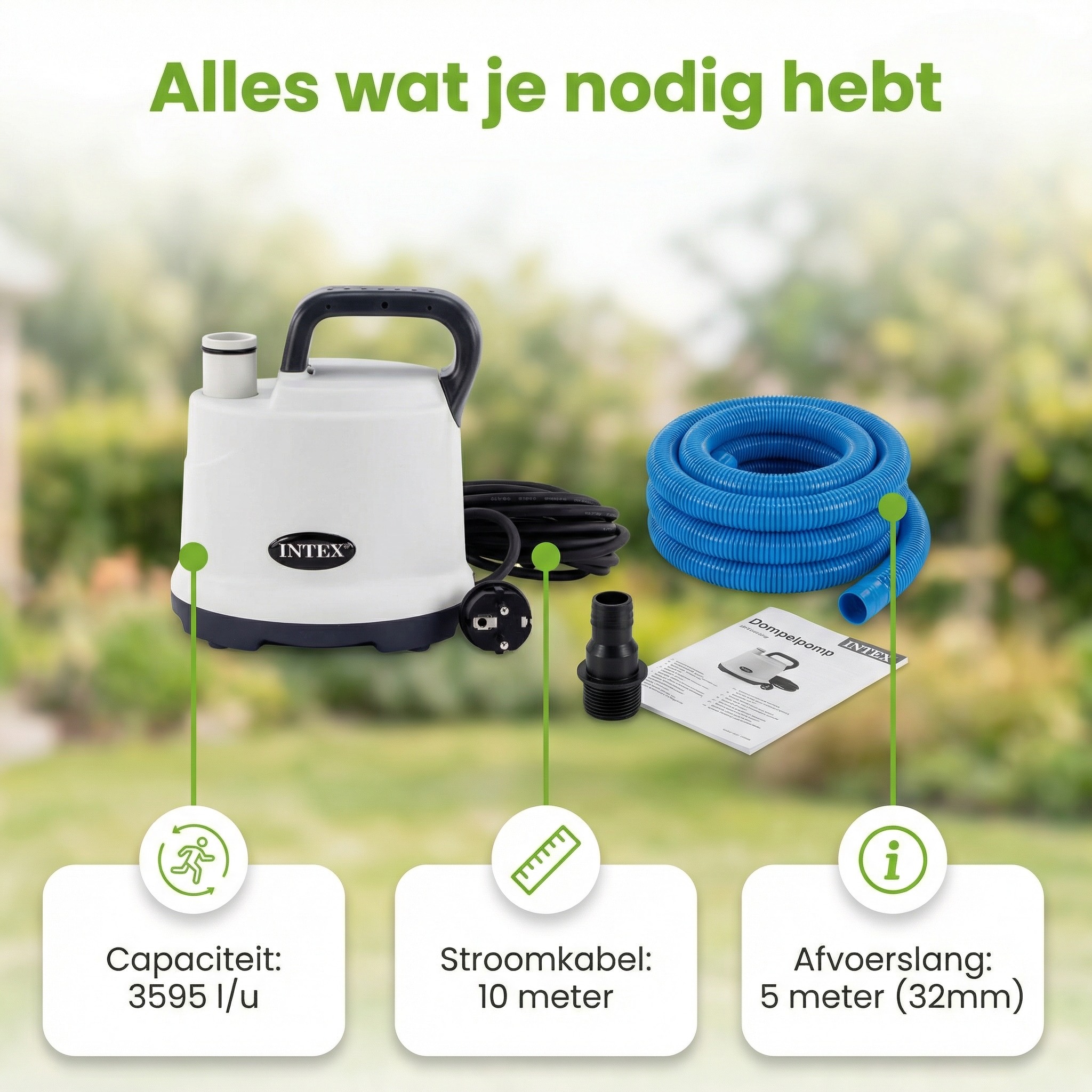 Intex 3595 l/u dompelpomp