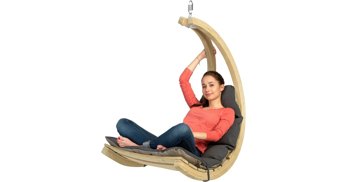 AmazonasSwing Chair Anthracite hangstoel  (Antraciet/taupe)