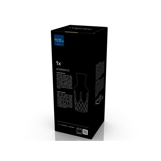 Lyngby Glas Sorrento Vandkaraffel, BLue, 1 L