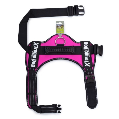 Coleira peitoral Xtreme para cães, rosa