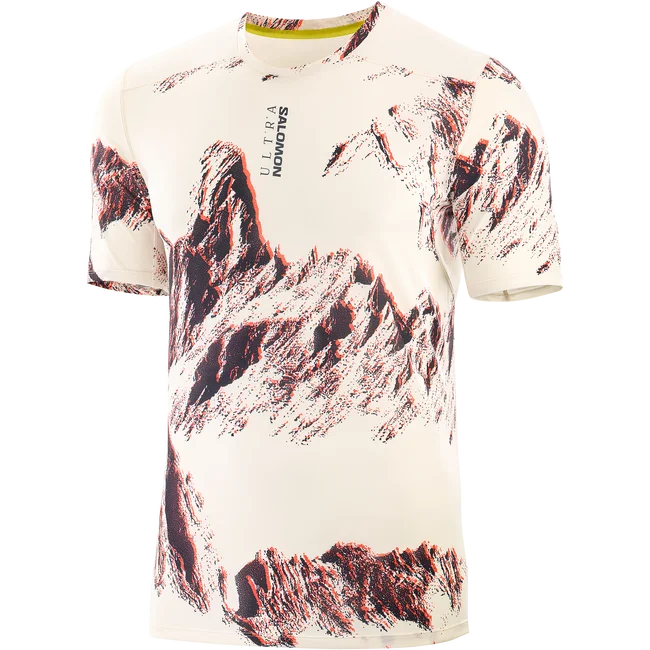 S/LAB SALOMON ULTRA PRINT  T-shirt à manches courtes pour homme VANILLAICE/Print