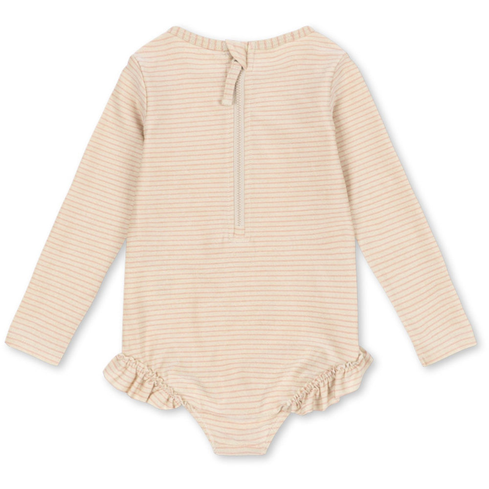 Køb Konges Sløjd Rose Stripe Jade Ls Badedragt
