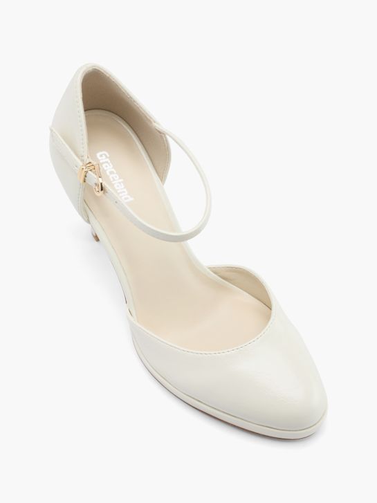 Graceland Spangenpumps Offwhite