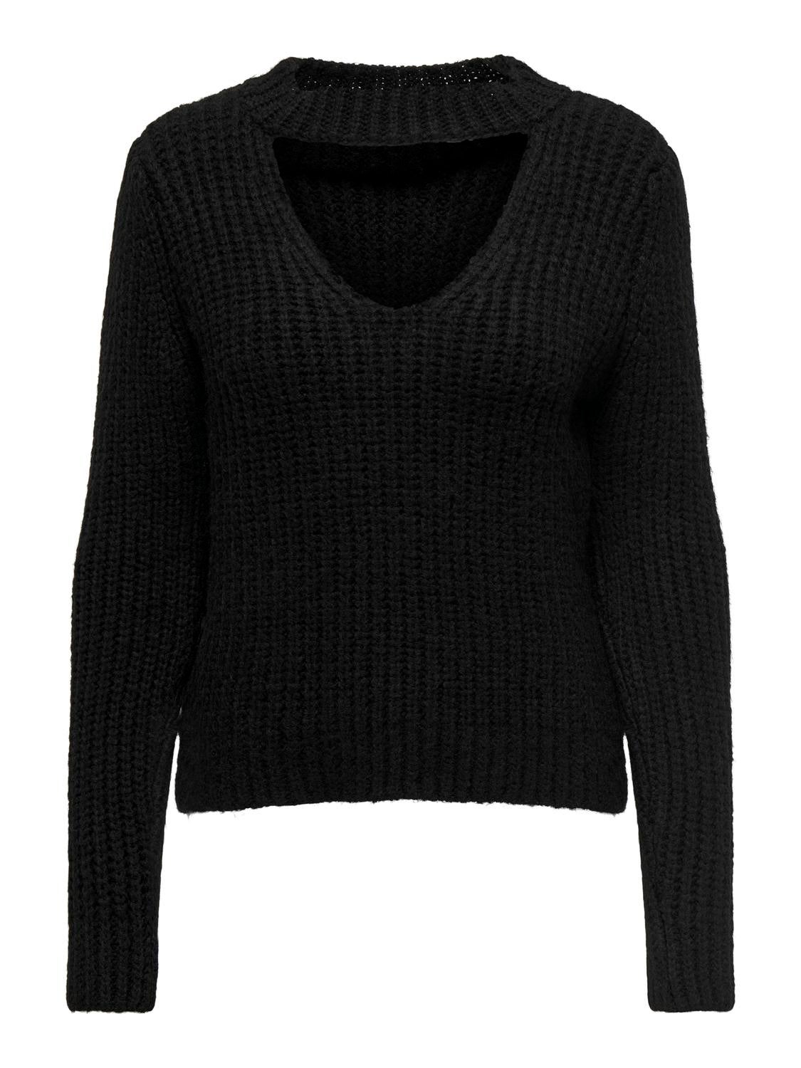 ONLRINGO Strickpullover Black