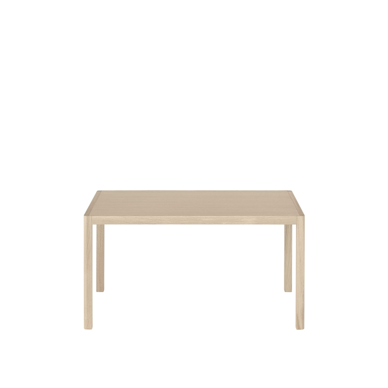 Muuto Workshop tafel 140x92cm Warm Grey Linoleum/Oak