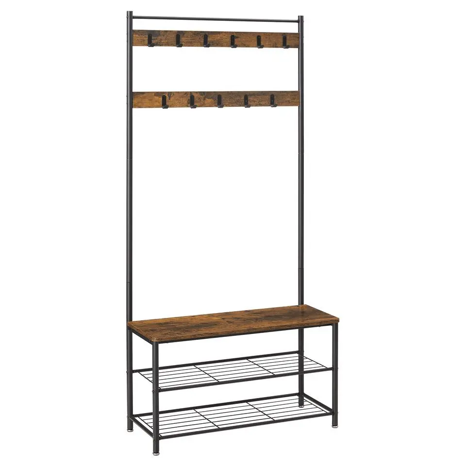 Groot Garderoberek XL met Schoenenbank 175 x 85 cm