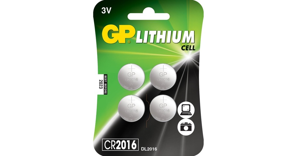 GP BatteriesCR2016 batterij  (4 stuks)