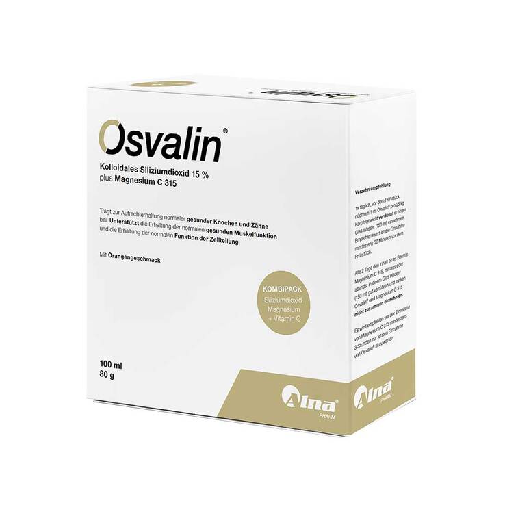Osvalin 100 ml Silizium + 80 g Magnesium Kombipack., 1 St