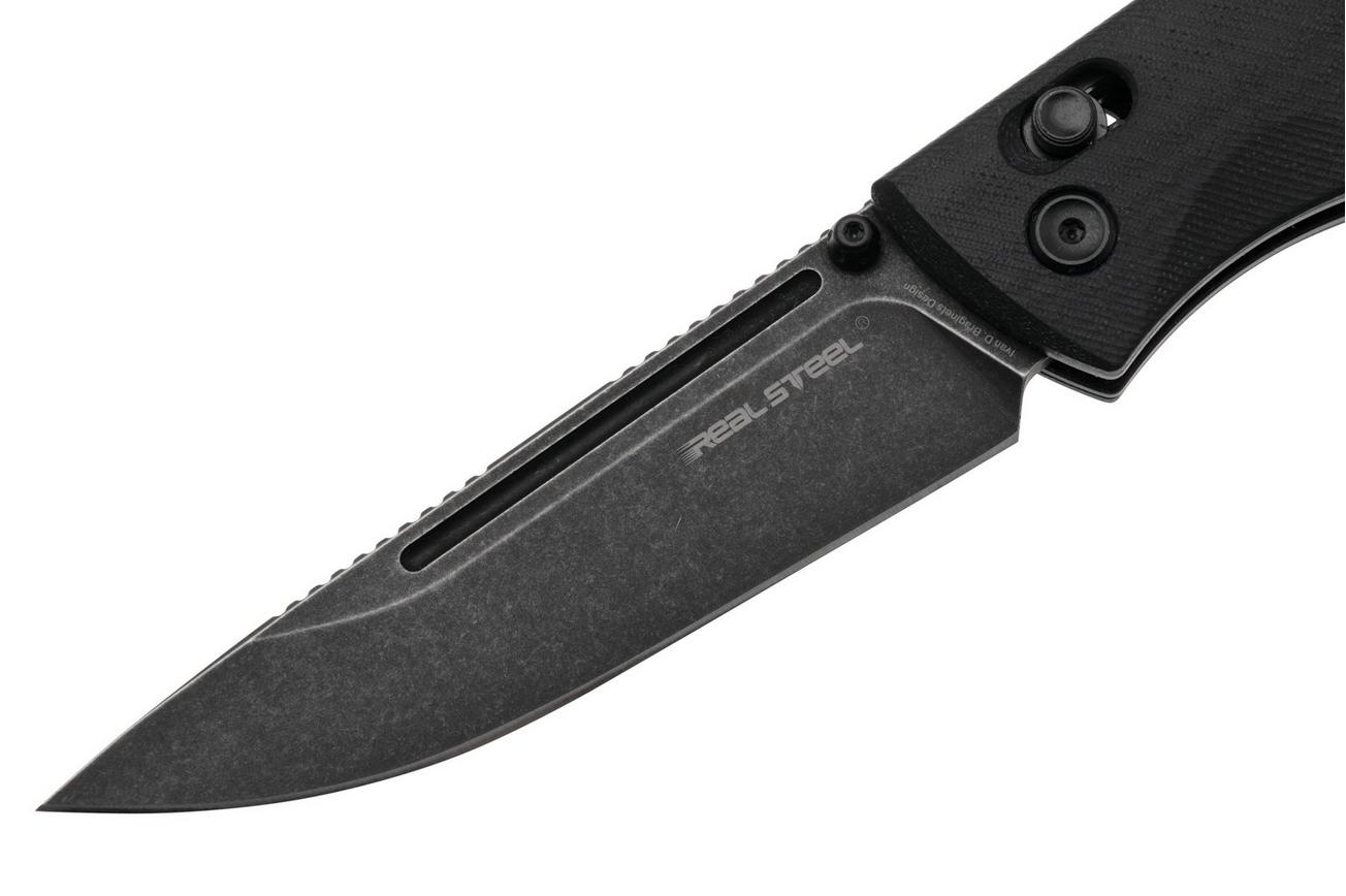 Real Steel Pathfinder FFG 7851BB, Blackwash, Black G10 zakmes, Ivan D. Braginets design