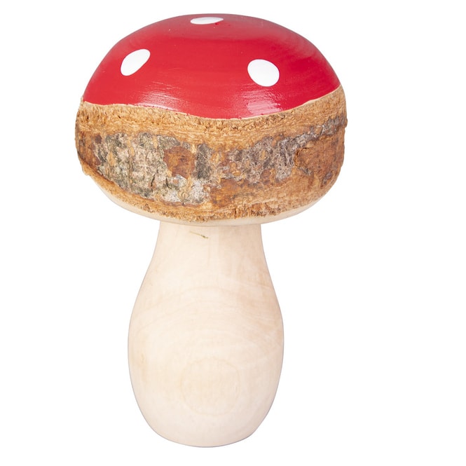 Pilz - aus Holz - ca. 8 x 8 x 13 cm - 1 Stück