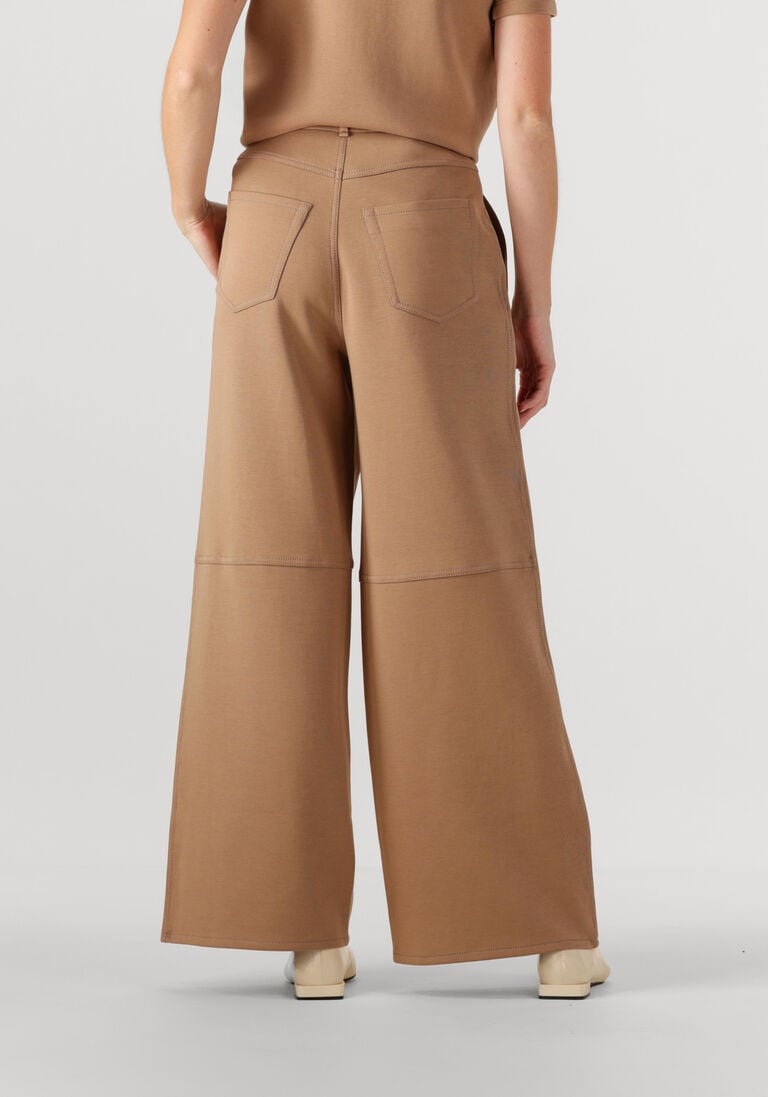 camel max mara wijde broek merlot