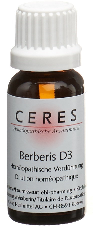 CERES Berberis Dil 3 D Dilution Fl 20 ml