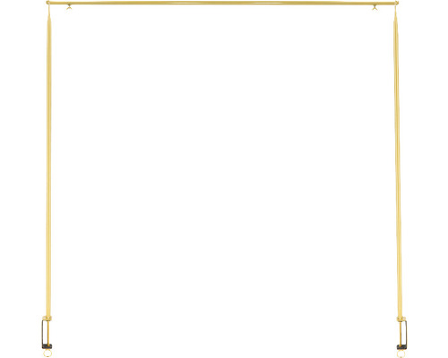 Esschert's Garden tafelklem 211,5 x 3,7 x 110,5 cm staal goud