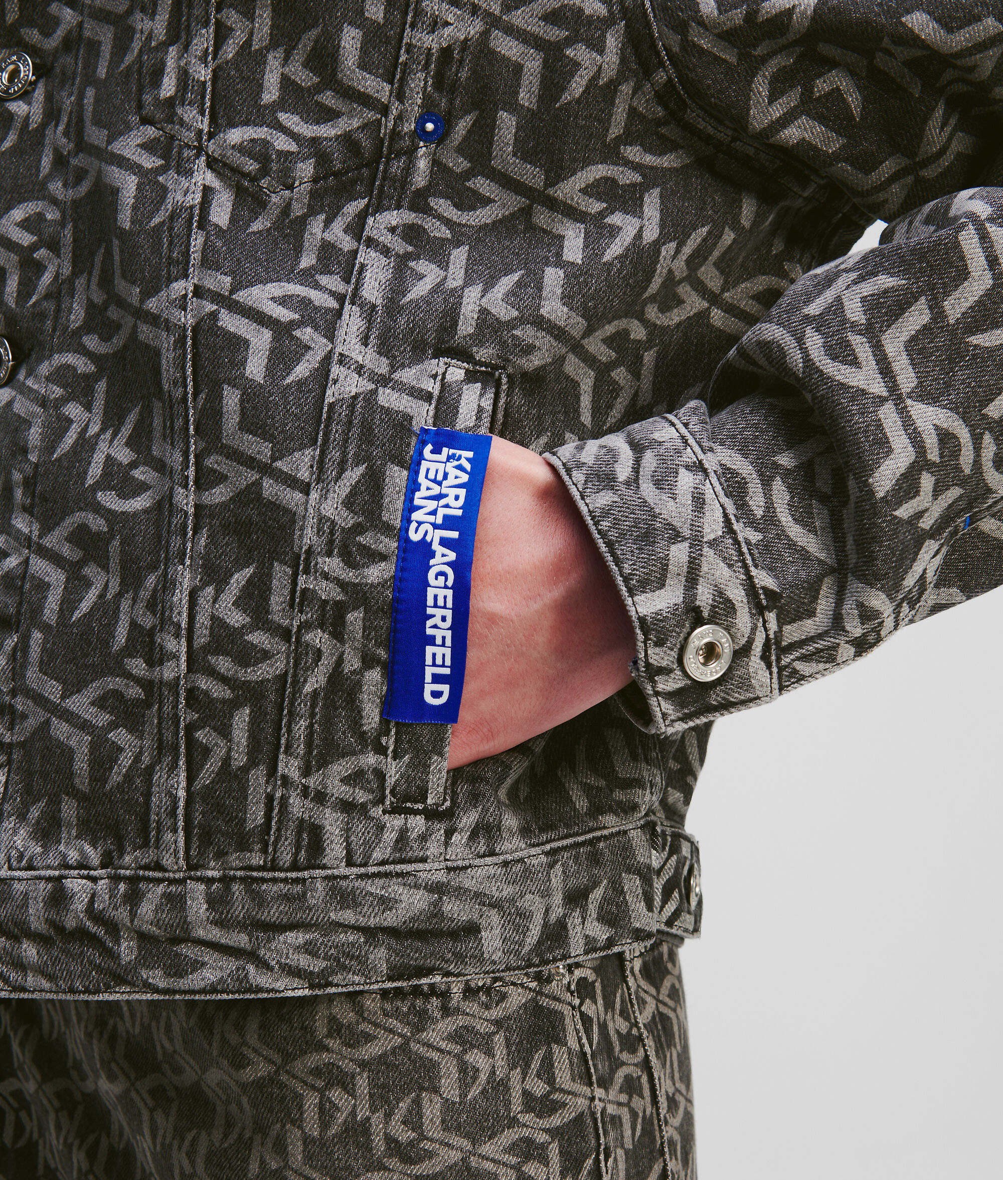 VESTE EN JEAN KLJ MONOGRAM