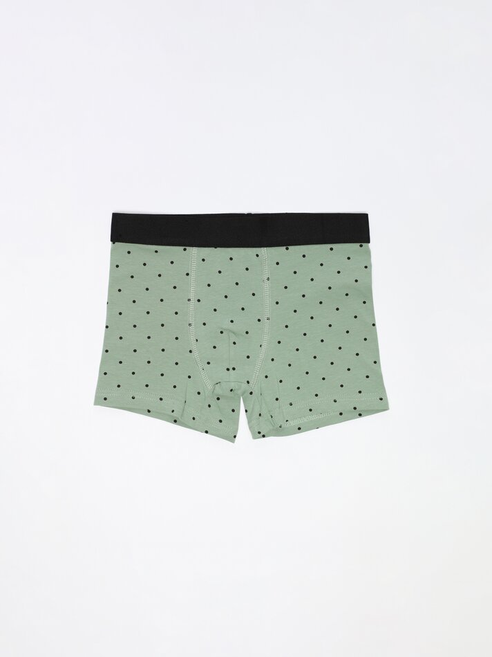 Pacote com 7 cuecas boxer estampadas - Cores Variadas