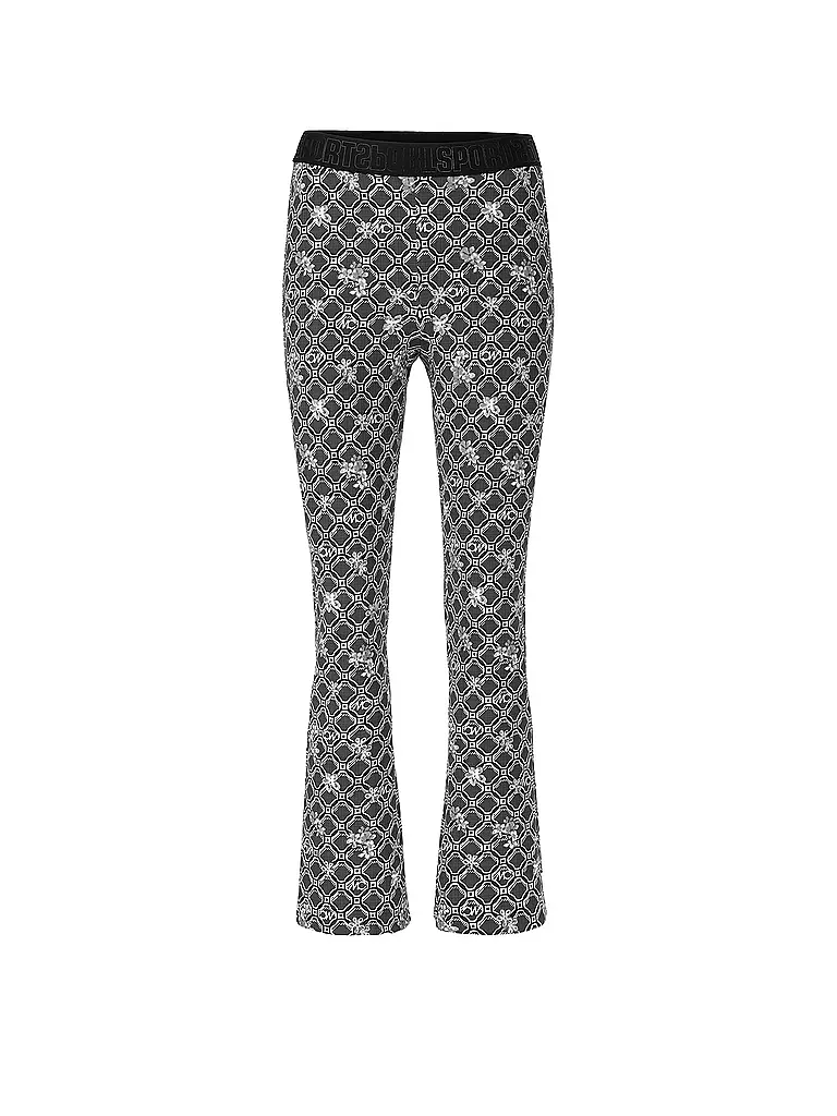 MARC CAIN Businesshose Flared Fit 7/8 FENGYI schwarz