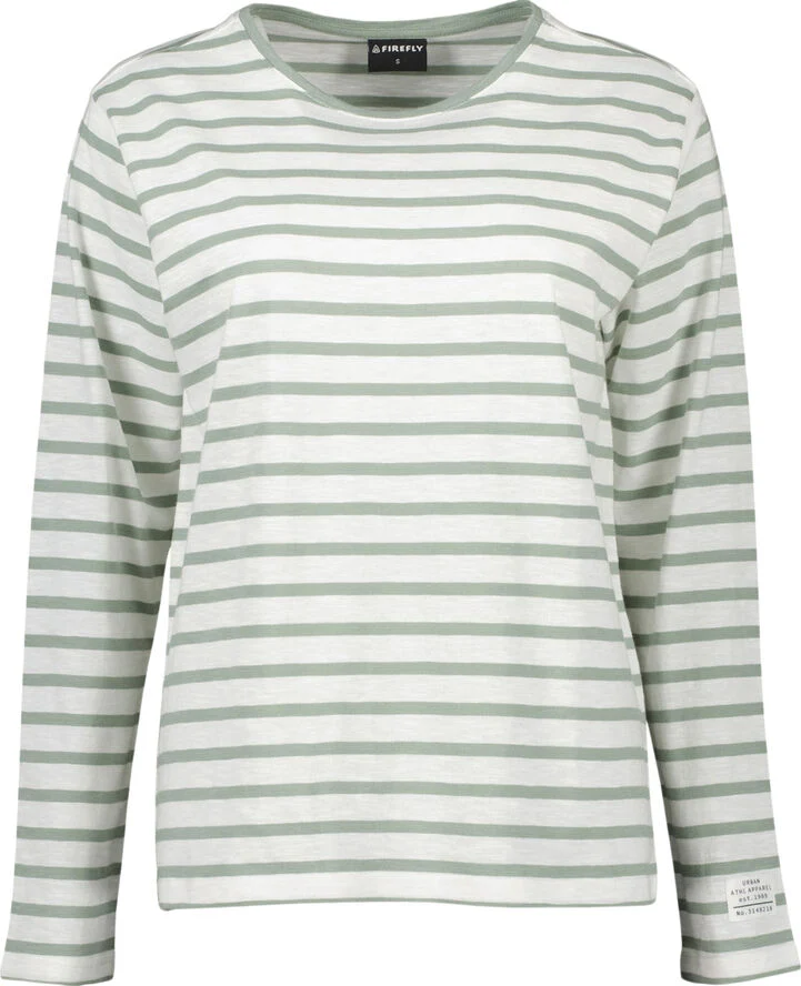 Firefly Ronja Tripe L/S T-shirt Grøn