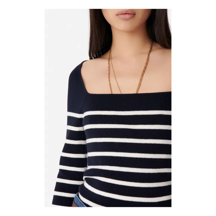 Vanessa Bruno Pull Carla Laine Mérinos | Bleu marine