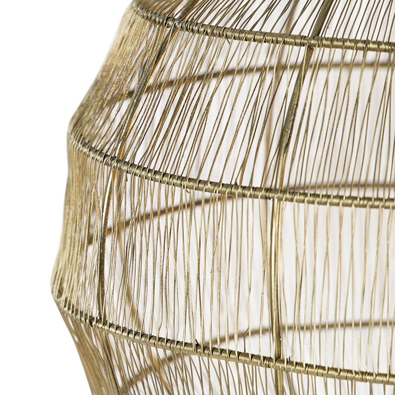 Moderne hanglamp messing 42 cm - Bolti
