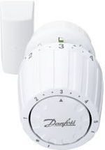 Danfoss - RA2982 - Radiatorthermostaatknop - Wit - Aansluiting op Radiatorafsluiter Click 22 - Diefstalbeveiliging