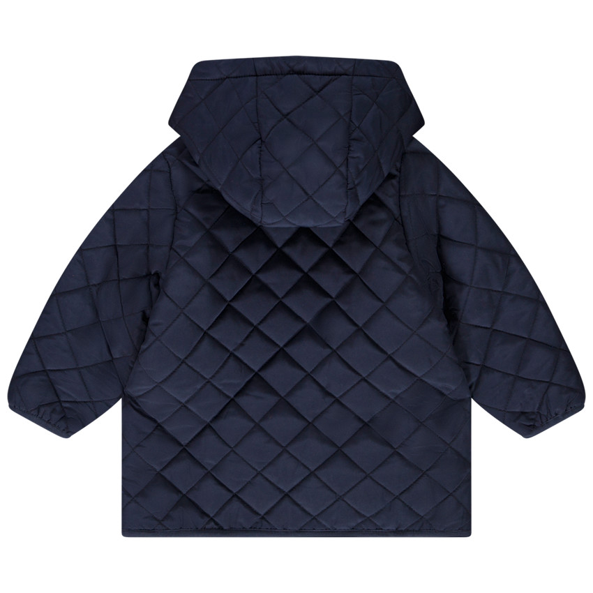 Blouson à capuche effet matelassé doublé pour bébé