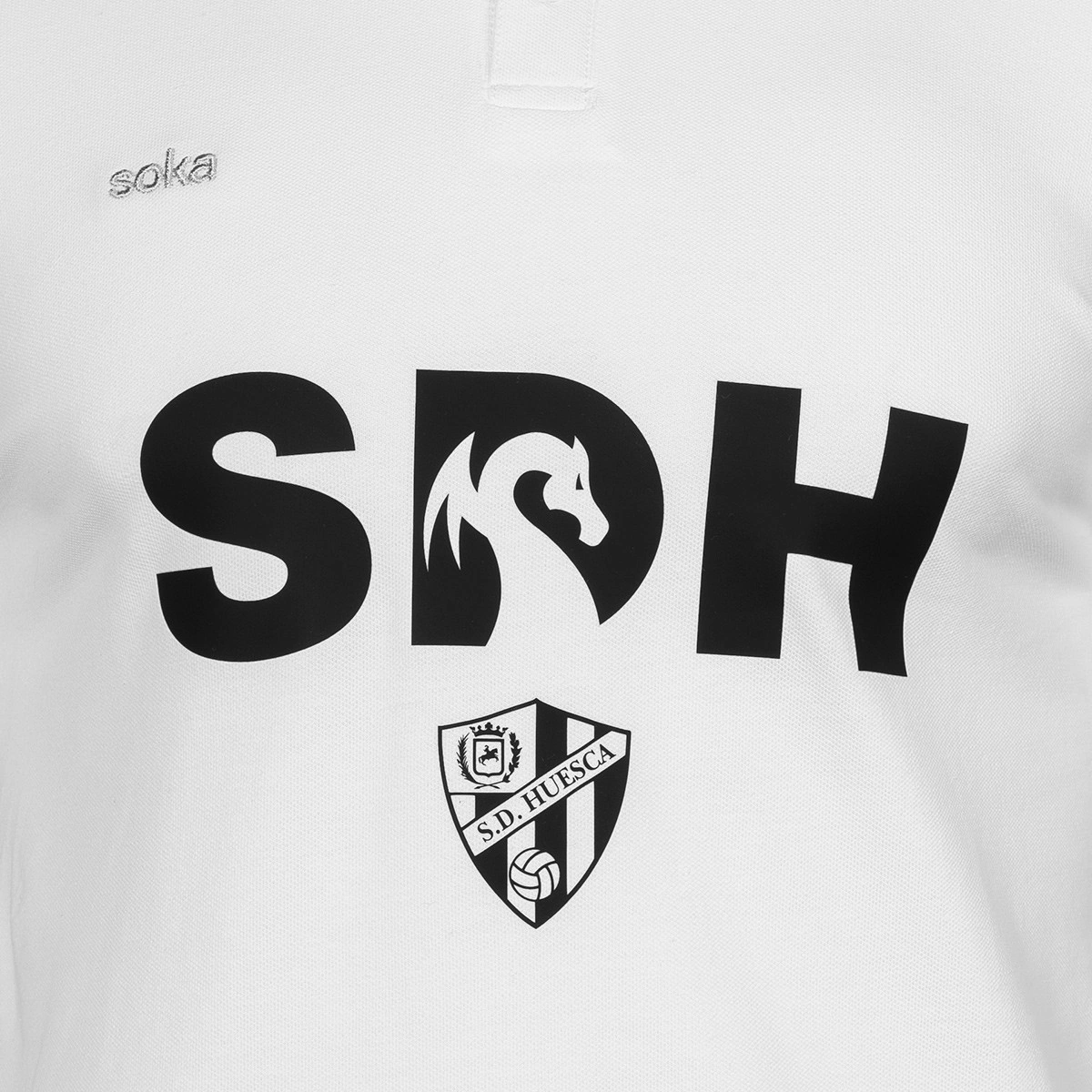 Polo Soka Sociedad Deportiva Huesca Fanswear Técnico 2025-2026