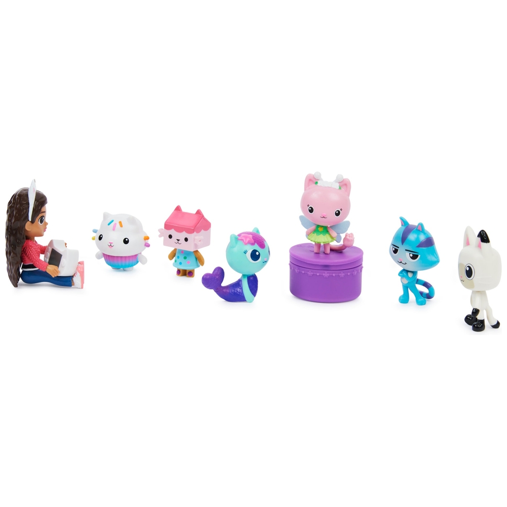 Gabbys Puppenhaus Deluxe Figuren-Geschenkset mit 7 Spielfiguren und Überraschungszubehör
