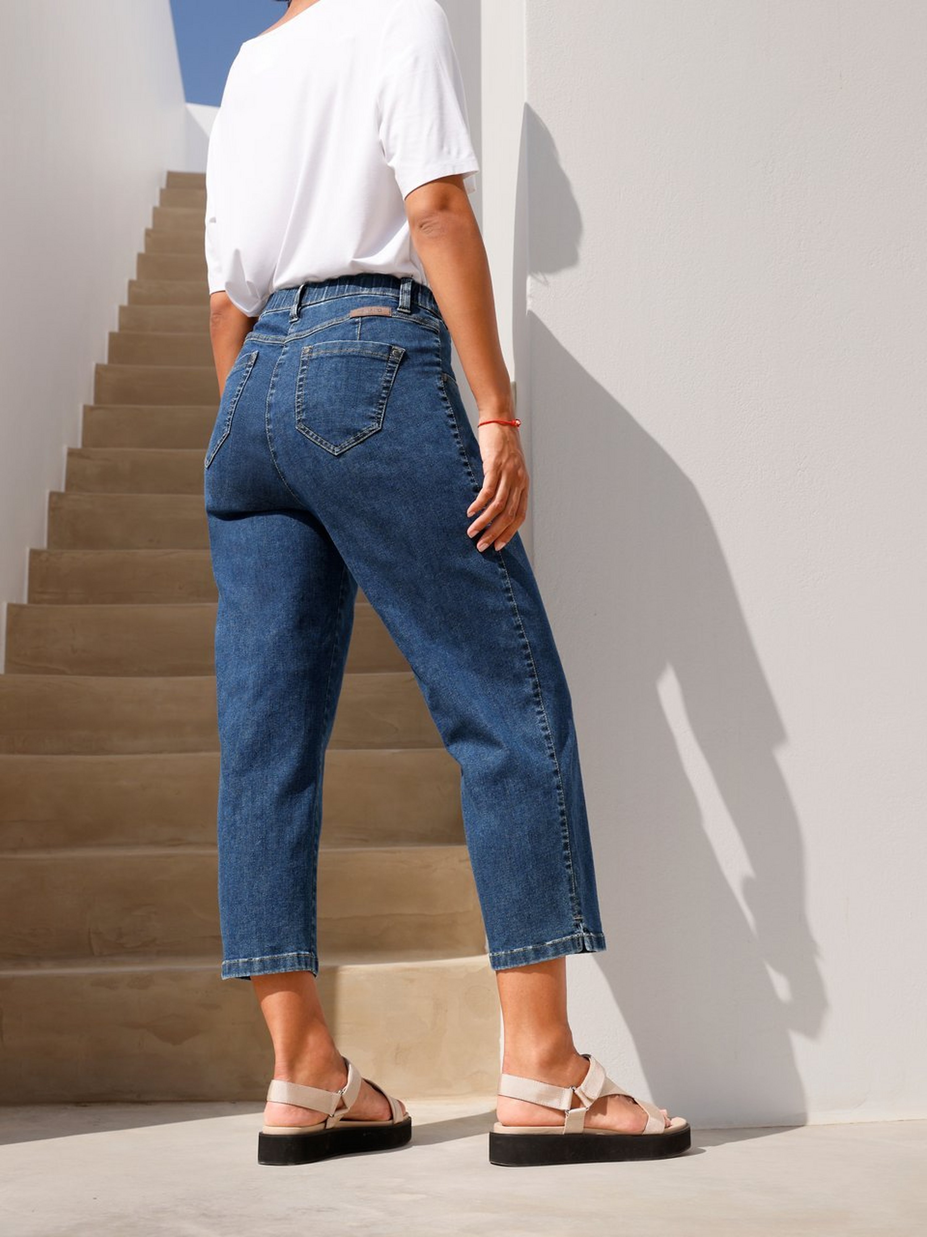 Comfort Fit-Jeans-Culotte