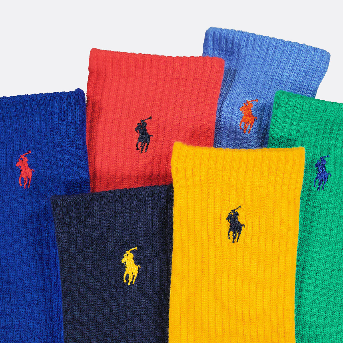 POLO RALPH LAUREN<br>Conjunto de 6 pares de meias
