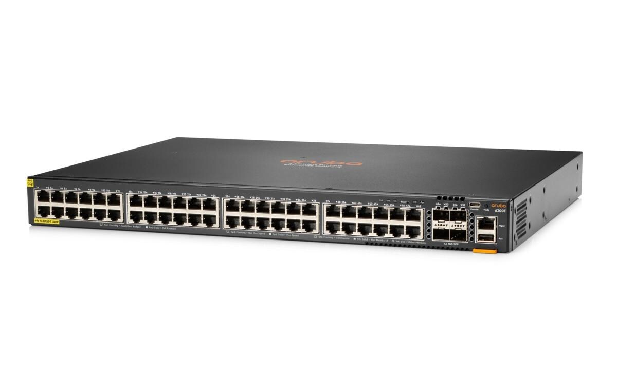 PoE+ Switch CX 6200F 48G PoE+ 52 Port<br>Aruba CX 6200 Switch-Serie