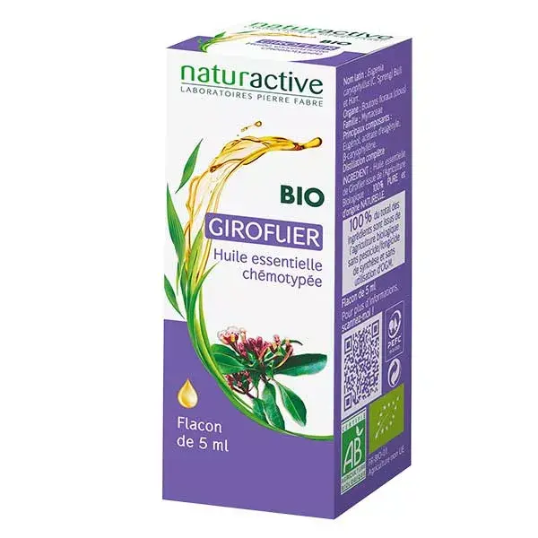 Óleo Essencial de Cravo Orgânico Naturaactive 5ml