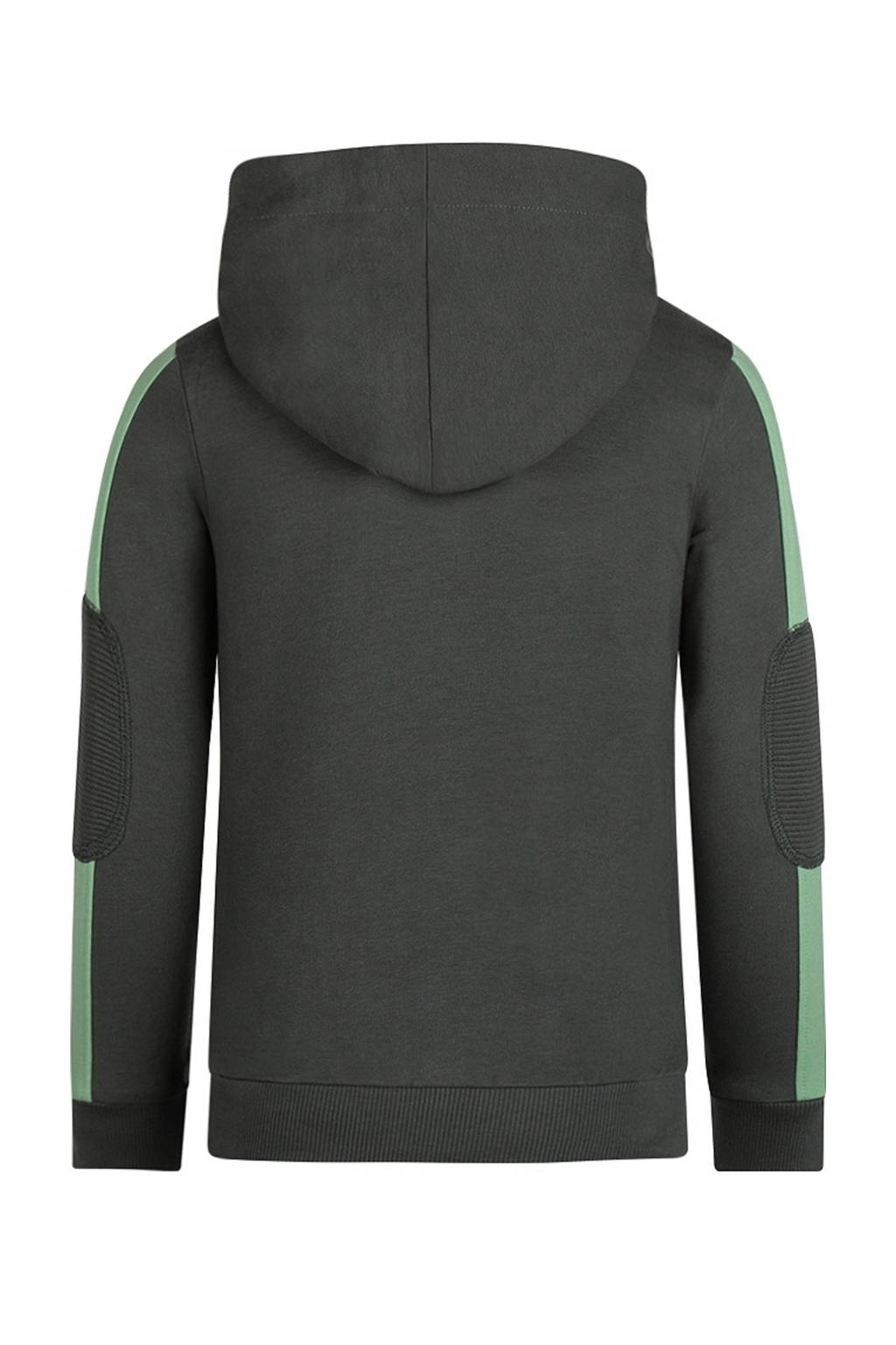 Koko Noko hoodie donkergrijs/groen