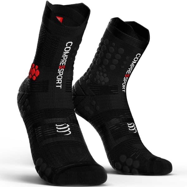 Chaussette running COMPRESSPORT PRORACING SOCKS V3.0 TRAIL BLACK