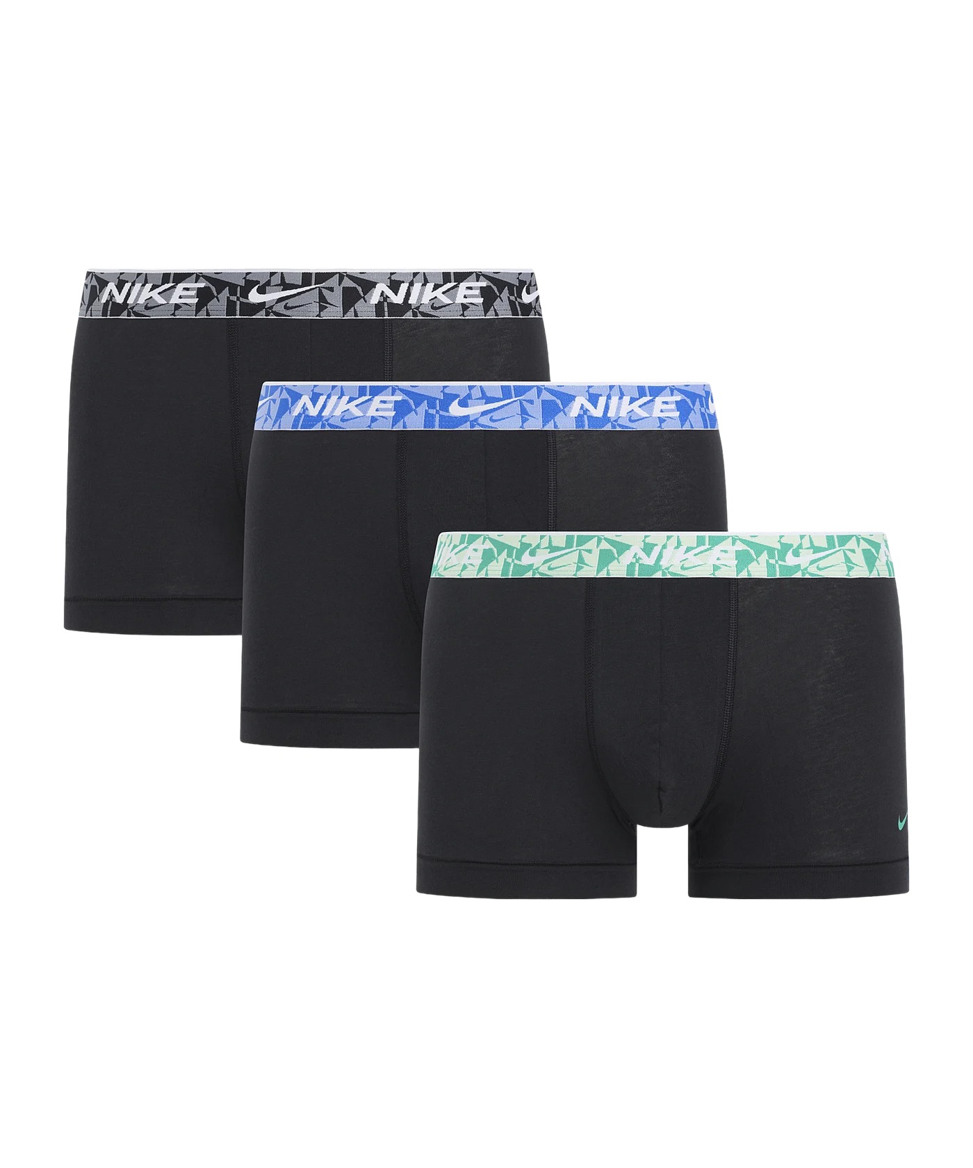 Nike Cotton Trunk 3er Pack Boxershort Schwarz FU9L