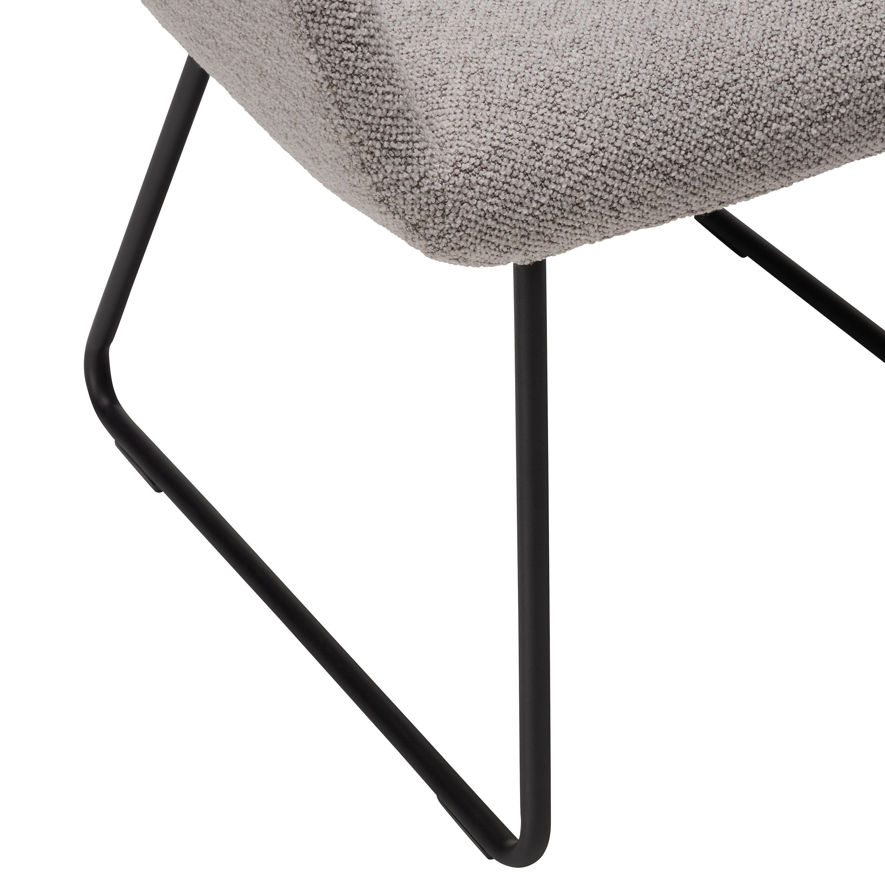 PECORA Stuhl - Taupe / B: 57.5 cm x T: 58.0 cm x H: 76.0 cm