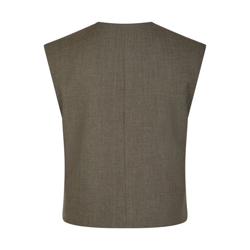Neo Noir Birtha Vest, Brown Melange, 36