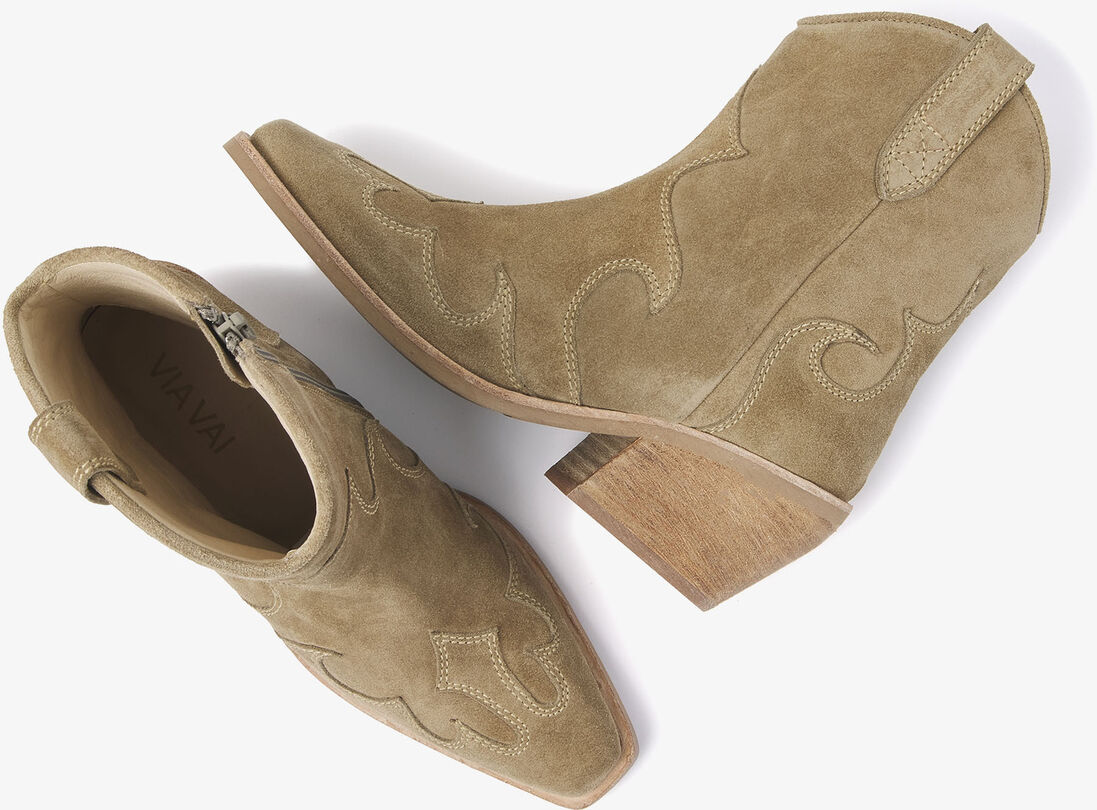 VIA VAI beige via vai enkellaarsjes eveline riley