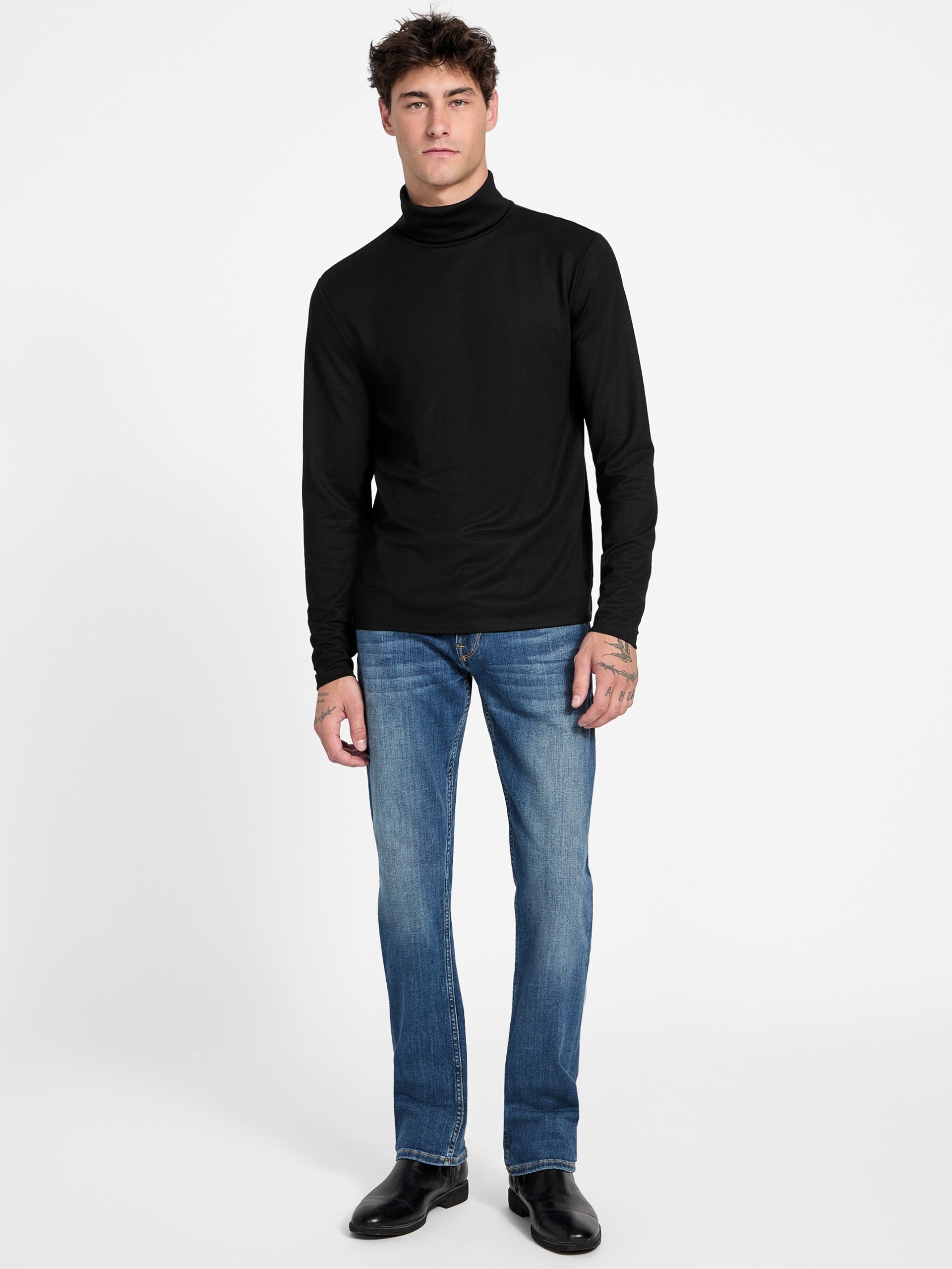Camisa canelada em viscose ecológica