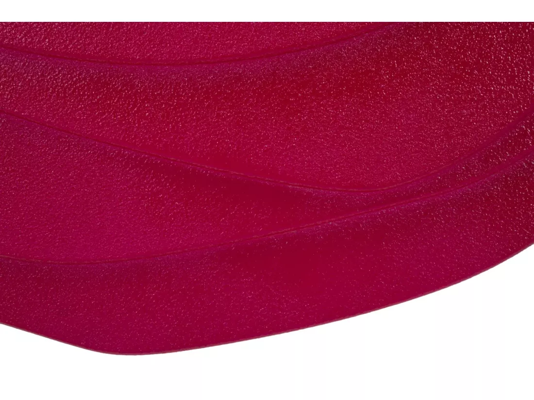 Miroir Mural Fuchsia aux Formes Sinuées - Design Moderne et Créatif - 90x4x97 cm