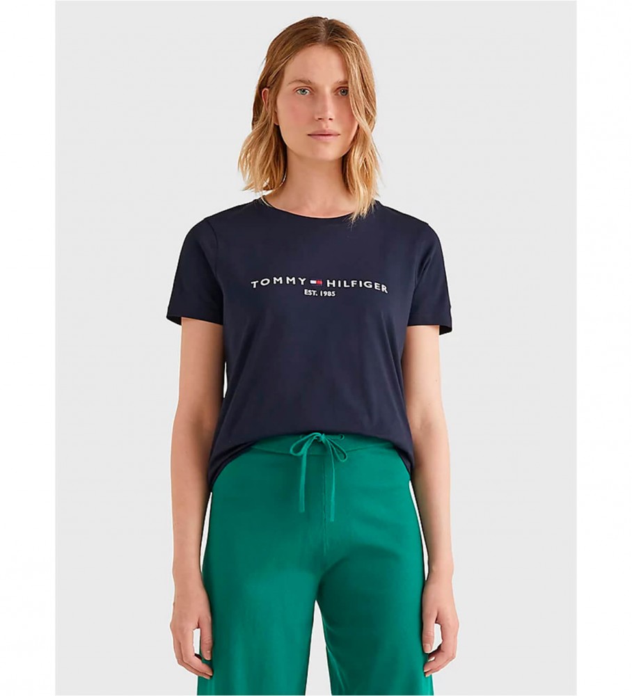 Camiseta Tommy Hilfiger Heritage Hilfiger, azul marinho