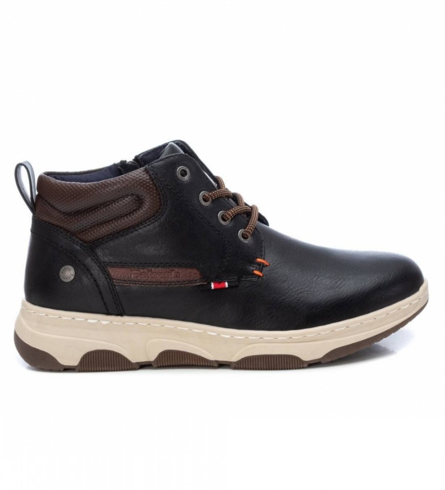 Botas pretas casuais de cano curto Refresh