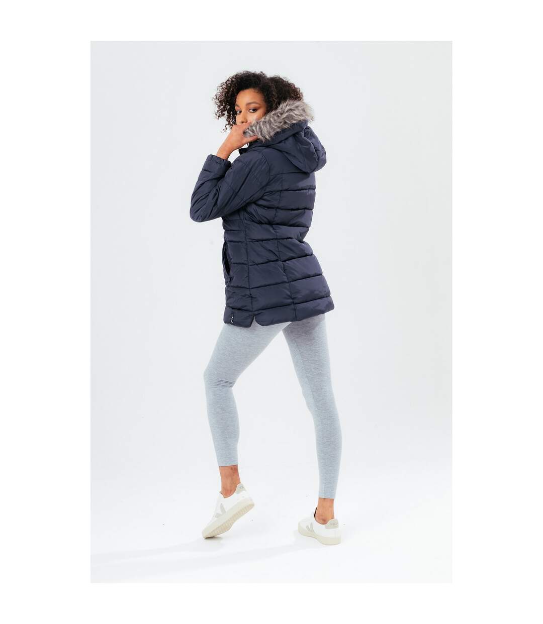 Hype - Manteau - Femme (Bleu marine) - UTHY6955