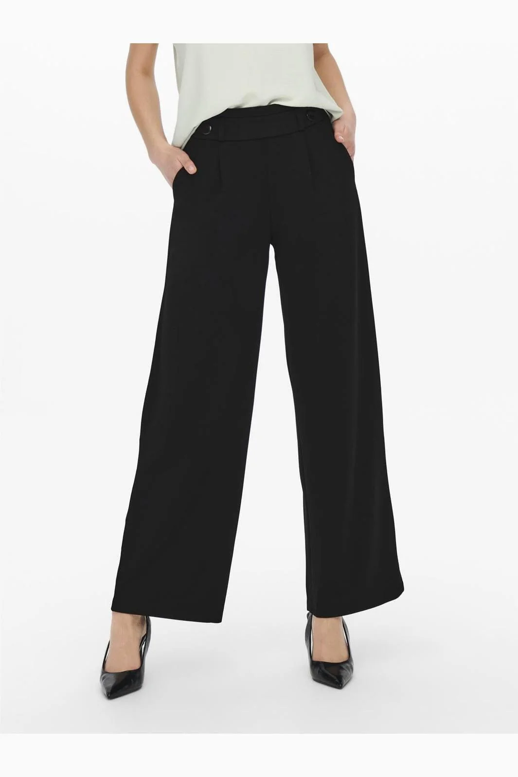 JDY JDYgeggo New Long Pant 3449706 black black buttons