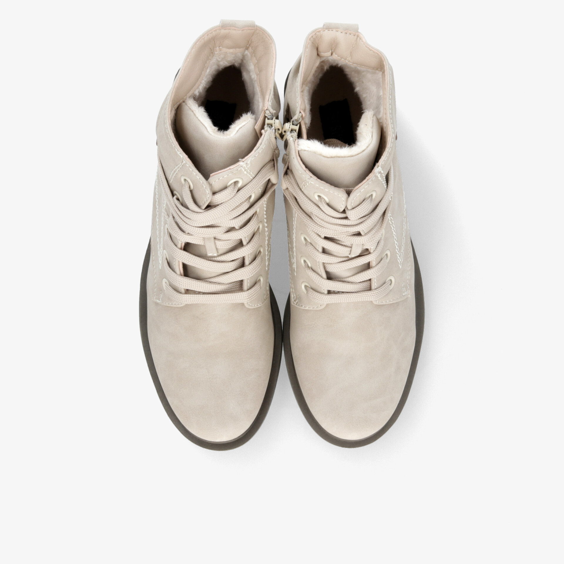 street shoes Damen Schnürstiefeletten beige
